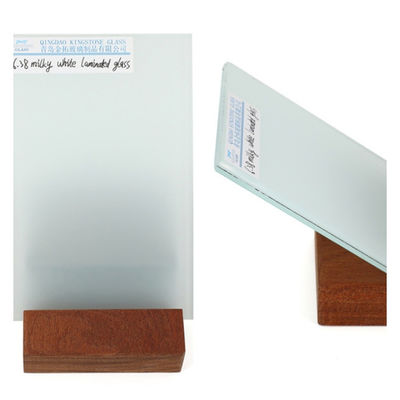 شیشه حفاظتی لایه بندی شده سفید شیری حفاظت از UV CE AS/NZS 2208 گواهینامه