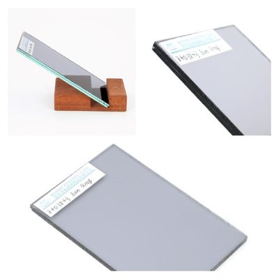 3+3MM Euro Grey Safety Laminated Glass ضد انفجار شفافیت بالا