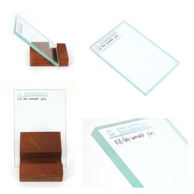 شیشه صاف لایه دار مقاوم به شکستن برای ساخت و ساز 6.38mm 6.76mm 8.38mm 8.76mm